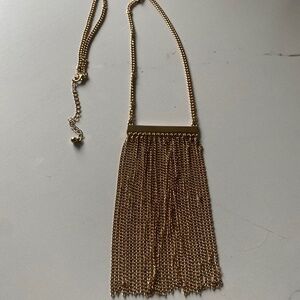 Necklace with multi strand pendent